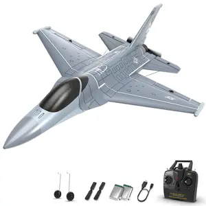 VOLANTEXRC Remote Control Airplane Jet F16 Fighting Falcon 2.4Ghz 4CH 6Axis 365mm Wingspan EPP Foam Xpilot Stabilizer RC Plane One Key Aerobatic for Beginners 761-10 RTF