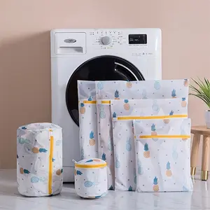 6pcs/set Laundry Bags for Washing Machine, Anti-Deformation Thick Mesh Bra Bag, Home Use Underwear Laundry Bags, Durable and Protective