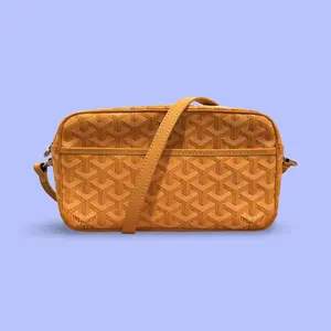 Pre-owned Coated Canvas Crossbody Bags Goyard Yellow Cap Vert Crossbody Bag