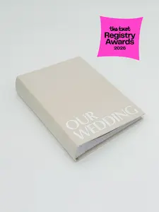 Wedding Photo Album in classic linen