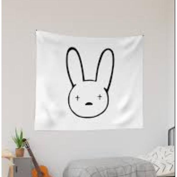 Bunny Benit Flag, Home Decor, Music Flag, 3x5 Tapestry, Gift For Fan , 3x5 Flag, Room Decor, Festival Flag, Gift For Him And Her