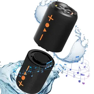 2 in 1 Portable Splittable 40W Dual Bluetooth Speaker, Waterproof Split Wireless Speaker V5.3 with Deep Bass Loud Stereo Sound, 24H Playtime, True Wireless Pairing for Home, Outdoor or Travel speaker  bluetooth  full  bass，Easter gifts, Father's Day gifts