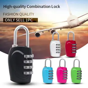 4-digit travel backpack trolley case mini combination lock gym wardrobe locker toolbox small padlock