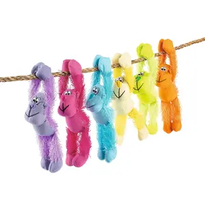 Bulk 72 Pc. Long Arm Neon Stuffed Gorillas