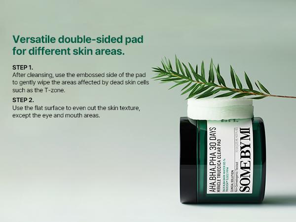 [SOME BY MI] AHA-BHA-PHA 30 Days Miracle Truecica Clear Pad - Exfoliating & Acne Treatment Pads for Face & Body - Korean Skin Care(70 Pads)