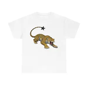 Vintage Jaguar Graphic T-Shirt, Retro 90s Wildlife Nature Tee, Y2K Streetwear Shirt for Men Women, Trendy Animal Print Aesthetic Fashion Top