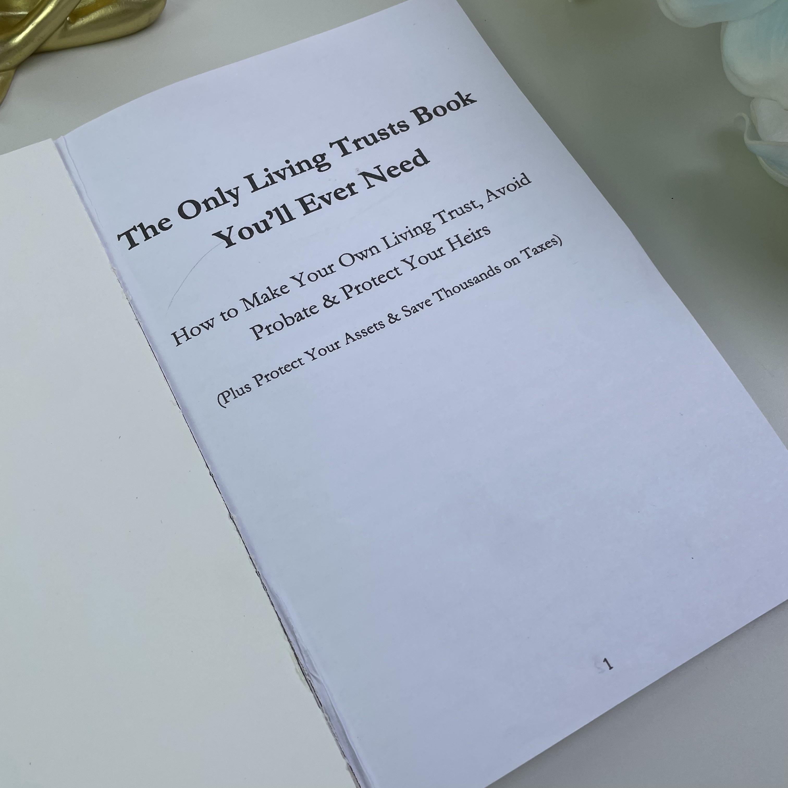 The Living Trust Journal: Essential Notebook & Guide for Estate Planning – Thoughtful Gift for Men & Women, Legal Organizer & Trust Management Notebook for Reflection & Mindful Planning
