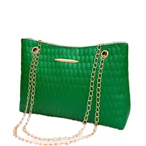 Emerald Grace Chain Bag