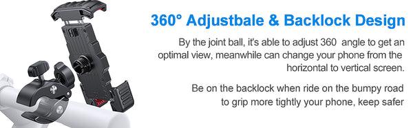 Venom Heavy-Duty Phone Holder | Fits all 50cc-250cc Motorcycles Venom Heavy-Duty Phone Holder | Fits all 50cc-250cc Motorcycles