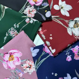 Floral crepe veil soft design