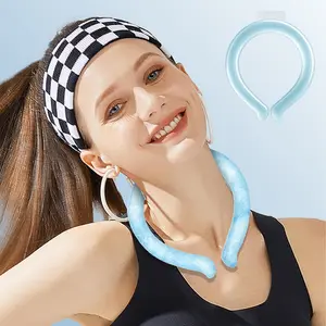 Reusable Cooling Neck Ring for Summer – Cold Neck Ring for Hot Weather, Outdoor Sports, Exercise, Fishing, Gardening, Neck Ice Pack, Cooling Pads