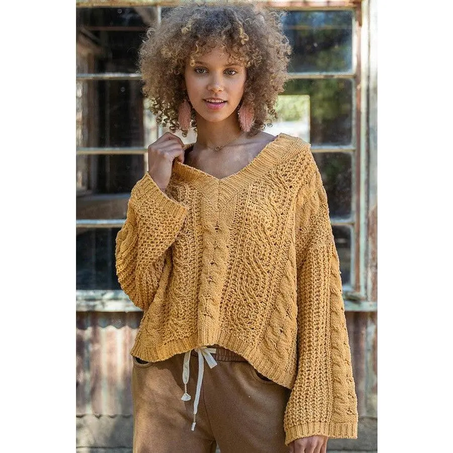 Twisted Knit Sweater