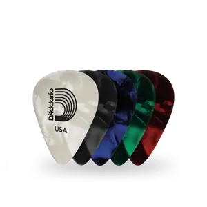 D'Addario Assorted Pearl Celluloid Guitar Picks - Heavy (1.0mm) - 10 Pack