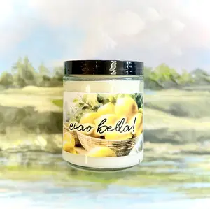 Bexley House 8oz Soy Candle Ciao Bella! Scent - Fragrance Scented Creamy Mothers Day gift idea