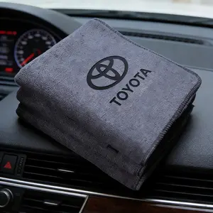 Microfiber Car Wash Towel, Cleaning & Drying Cloth for Toyota Models, Essential Auto Accessory for Care