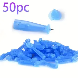 50 Disposable Stainless Steel Needles, Ultra-Sharp Closed-End Pore Cleanser, Suitable for All Skin Types, Hygienic Acne Extraction Tool, Blackhead Remover