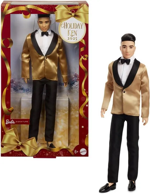 Barbie Holiday Ken Doll 2025, Asian  [COLLECTIBLES] Paper Doll, Collectible
