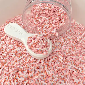 5MM Pink Rainbow, Sky Polymer Clay Sprinkle (NOT EDIBLE) D37-22