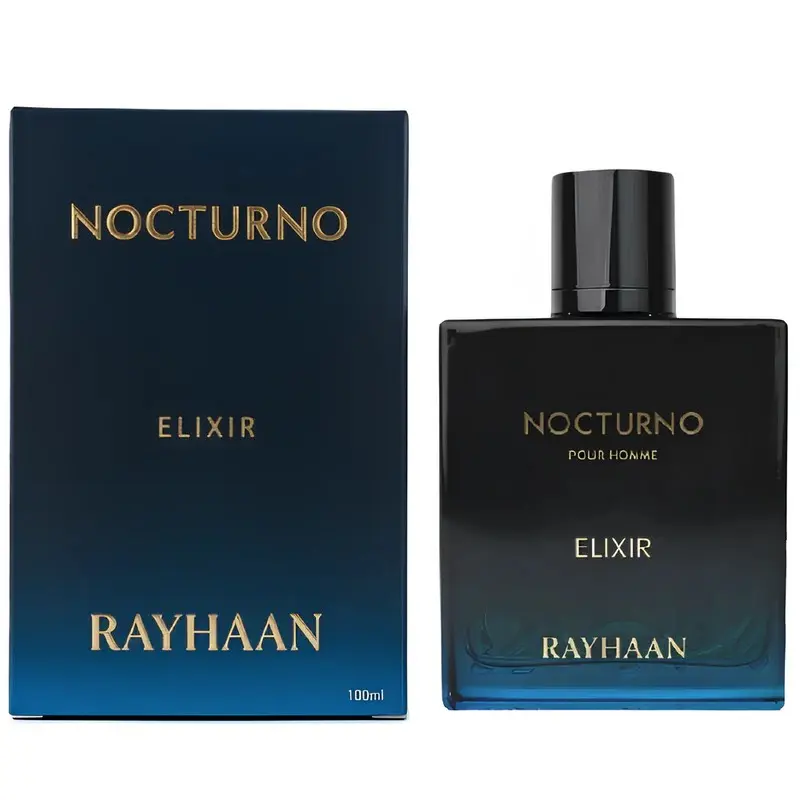 Rayhaan Nocturno Elixir Eau de Parfum for Unisex 3.4 Ounce Rayhaan Nocturno Elixir Eau de Parfum for Unisex 3.4 Ounce
