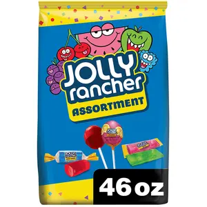 JOLLY RANCHER Assorted Fruit Flavored Hard Candy Variety Bag, 46 oz