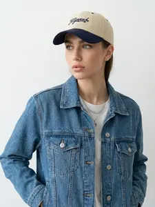 Women's Letter Embroidered Baseball Cap, Adjustable Sun Protection Hat, Casual Colorblock Style, Multi-Functional Outdoor Use