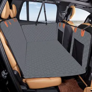 New Weight-Bearing Extended Car Seat Cover Car Pet Mat Travel Dog Hammock Dog Backseat Extender Automotive Pet Supplies132X60Cm Does not apply