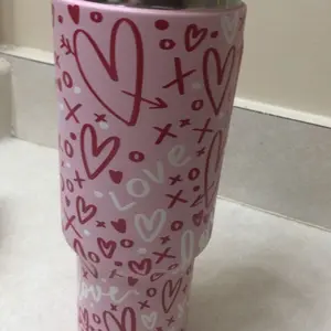 Product Review of 40oz Vacuum Flask, Vacuum Insulated Tumbler, Stainless Steel Water Bottle with Handle, Large Capacity Drinking Cup for Home Office Outdoor Camping from T**💕