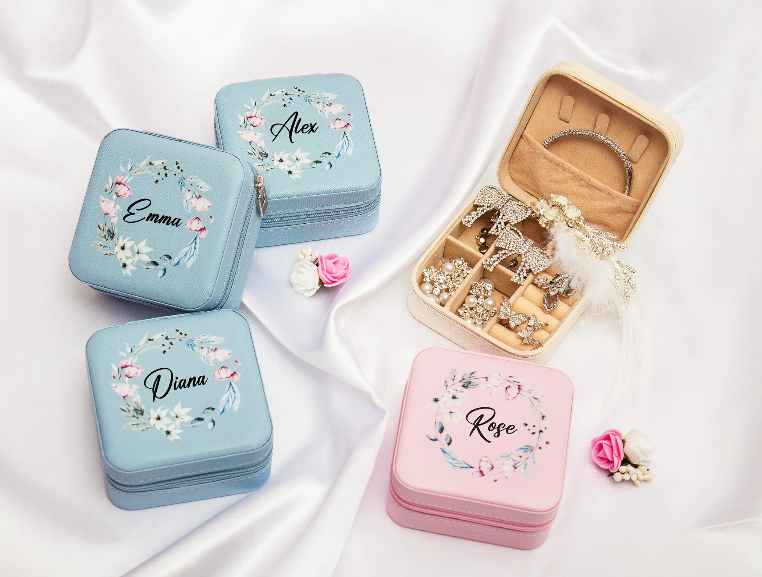 Flowers Jewelry Boxes