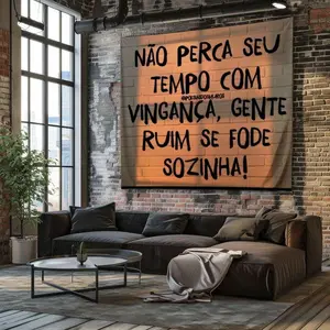 Inspirational Slogan Peach Beige Print Tapestry, Suitable for Living Room, Bedroom and Office Wall Decorations - Home Décor, Party Supplies. Easy to Hang & Perfect Gift, Room Decoration, Decorative Tapestry, Soft Fabric, Highquality Textile