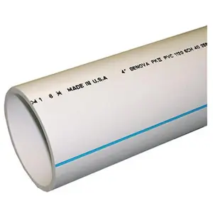 Genova Products 70045 4 in. x 5 ft. Schedule 40 PVC DWV Pipe