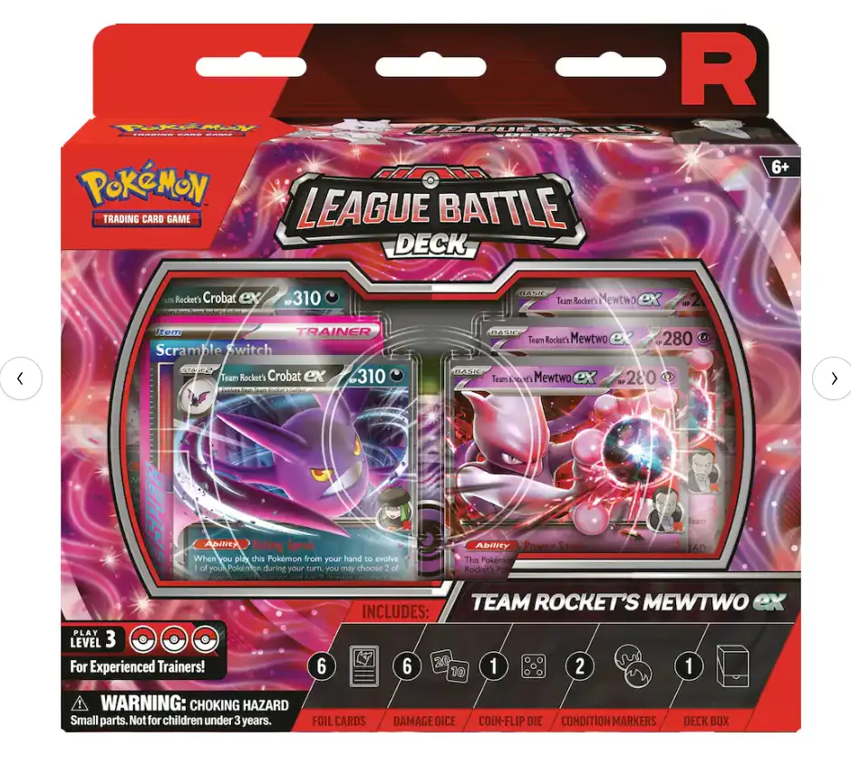 Team Rocket’s Mewtwo ex League Battle Deck