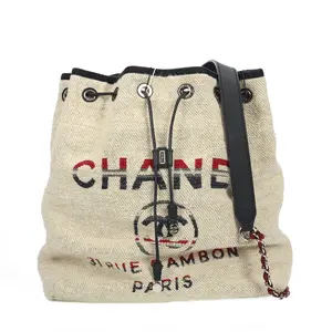 Pre-owned CHANEL Canvas Backpacks Beige 21209353 L