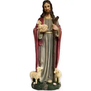 Buen Pastor 24" Inches Tall Good Shepherd Estatua Brand New Religious Ornaments Decor