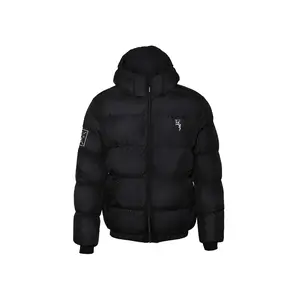 Oversized Puffer Jacket - Black
