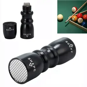 3 in 1 Billiard Pool Cue Tip Tool Scuffer / Shaper / Aerator Billiard Accessory - Versatile Billiard Accessory for Game Improvement