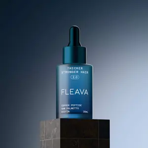 FLEAVA Strong Hair Growth 2.0 Copper Peptide Serum for Thicker Stronger Hair 30mL Haircare Product