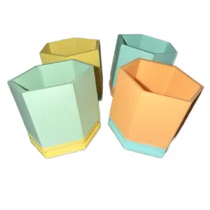Multi Colored Honeycomb Jewelry Boxes - Hexagonal Storage for Accessories & Rings