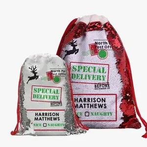 Exclusive Sale | Christmas Special! Personalized Sequin Drawstring Bag