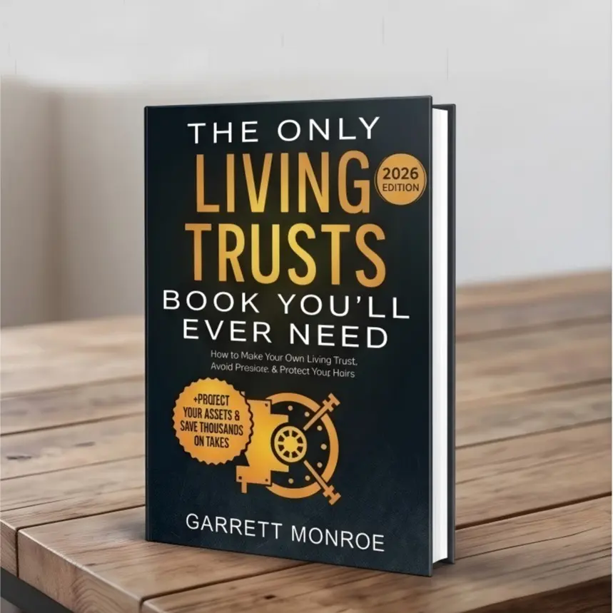 2026 Living Trust Workbook - Paper Notebooks for Beginners, Step-by-Step Family Estate Planning Guide to Avoid Probate Court, Protect Heirs, Secure Wealth, Includes Fill-in Templates