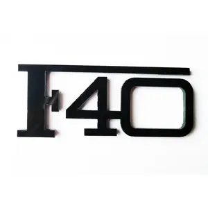 Ferrari F40 F50 Badge Script Emblem
