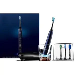 PHILIPS HX9954/56 Electric Toothbrushes with 3 Brush Heads & Tongue Brush for Optimal Oral Care Daily Use