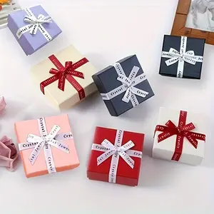 Empty Jewelry Gift Box, 4 Counts/set Exquisite Jewelry Organizer, Gift Box for Jewelry, Ring, Earrings, Home Organizer