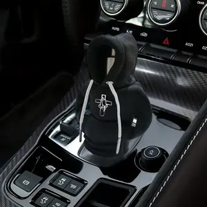 Universal Car Gear Shift Cover, Automatic Shift Knob, Hands and Cross Pattern Interior Decoration, Small Sweatshirt Style, Car Accessories, Vehicle