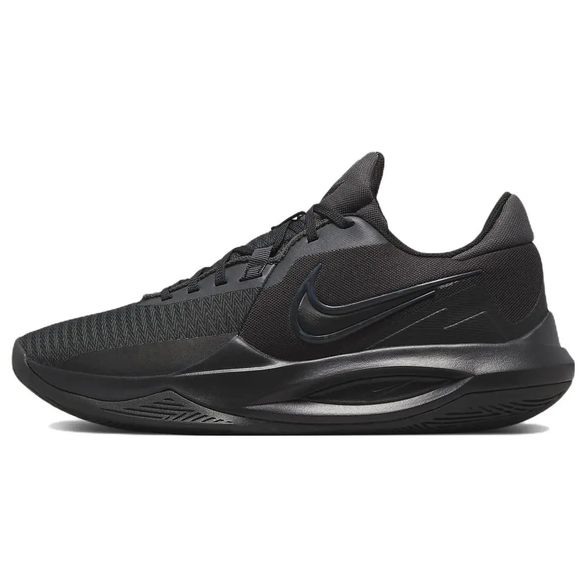 Nike Precision 6 Black Anthracite Cushioned Low Top Basketball Shoes Unisex DD9535-001