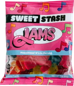 Sweet Stash Jams (5-Pack) 3oz Music-Inspired Gummy Candy