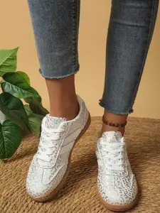 Women's Fashion Sport Casual Trainer Shoes, One-Step Lace-Up Design, New Training Shoes, Durable Comfortable Breathable, All Seasons