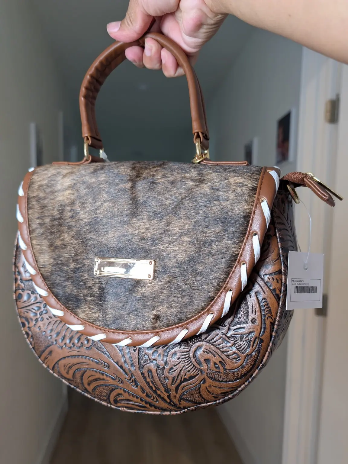 Mexican Western Artisanal Leather Handbag