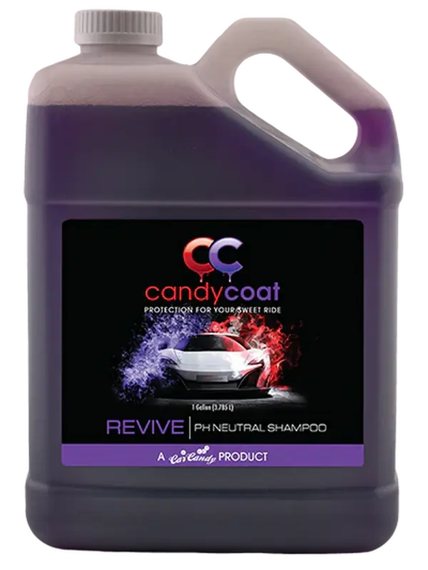 Car Candy CandyCoat Revive PH Neutral Soap for Ceramic Coated Surfaces High-Foam Hydrophobic Restoration Safe for All Vehicle Types