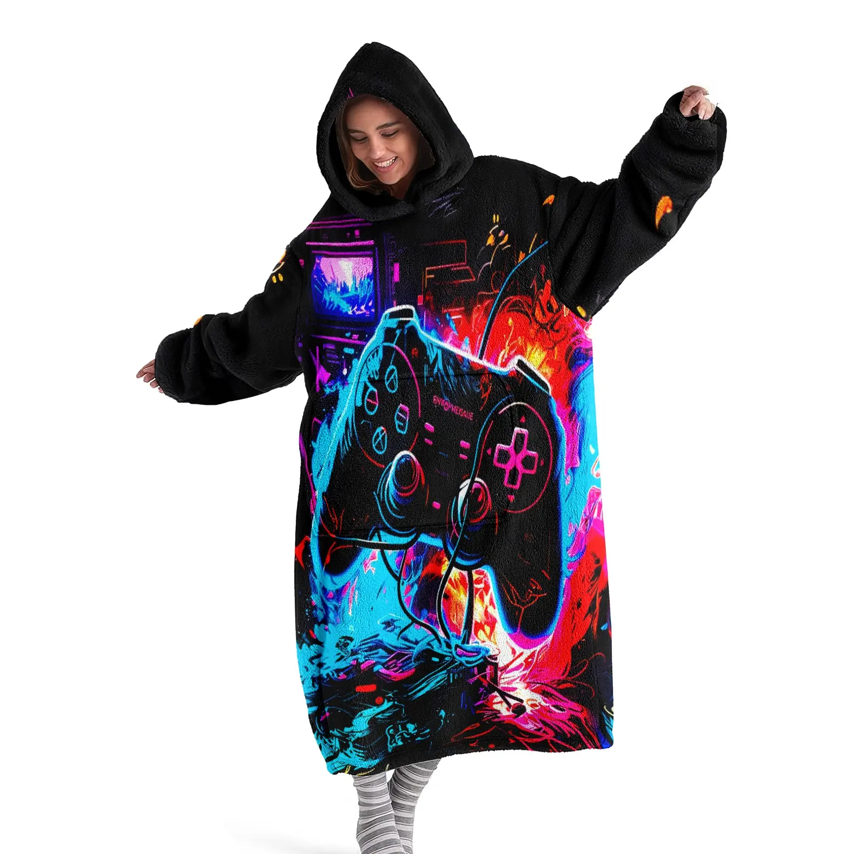 Snuggyhood Sweat Itch Ou General - Capuche Et Col Amovible, Taille M/L, Noir (occasion UK)