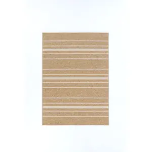 Arden Stripe Natural & Bleached Performance Weave Rug